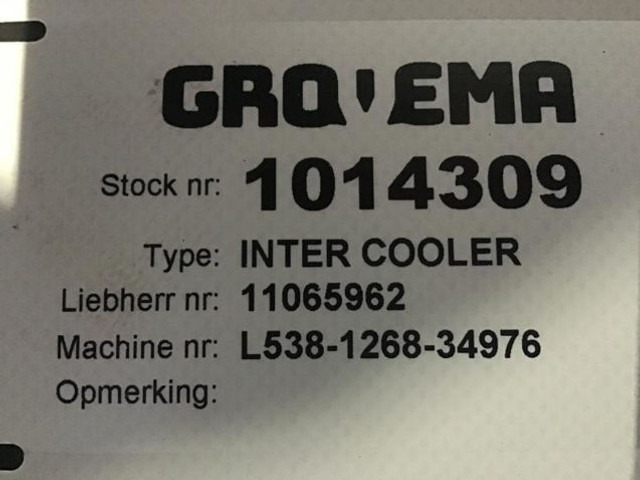 Liebherr Inter Cooler - Sisejahutus: pilt 3 Liebherr Inter Cooler - Sisejahutus: pilt 3