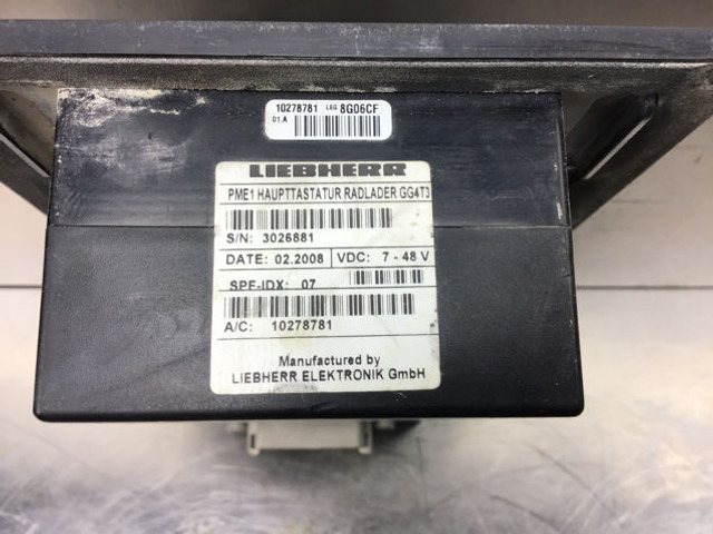 Liebherr Keyboard - Armatuurlaud: pilt 5 Liebherr Keyboard - Armatuurlaud: pilt 5