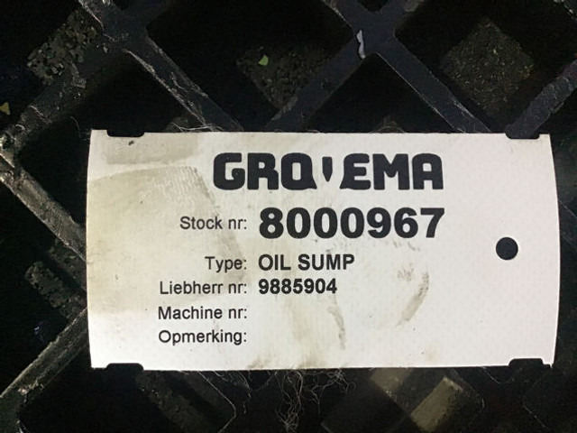 Liebherr Oil Sump - Karter: pilt 4 Liebherr Oil Sump - Karter: pilt 4