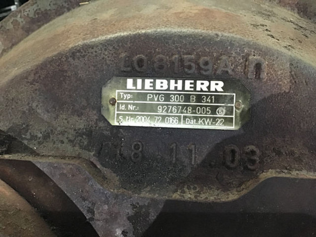 Liebherr PVG 300 B 341 - Roolipump: pilt 2 Liebherr PVG 300 B 341 - Roolipump: pilt 2