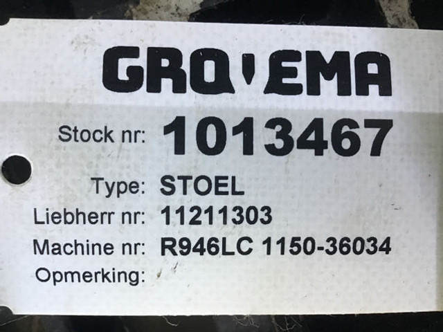 Liebherr Seating - Iste: pilt 5 Liebherr Seating - Iste: pilt 5