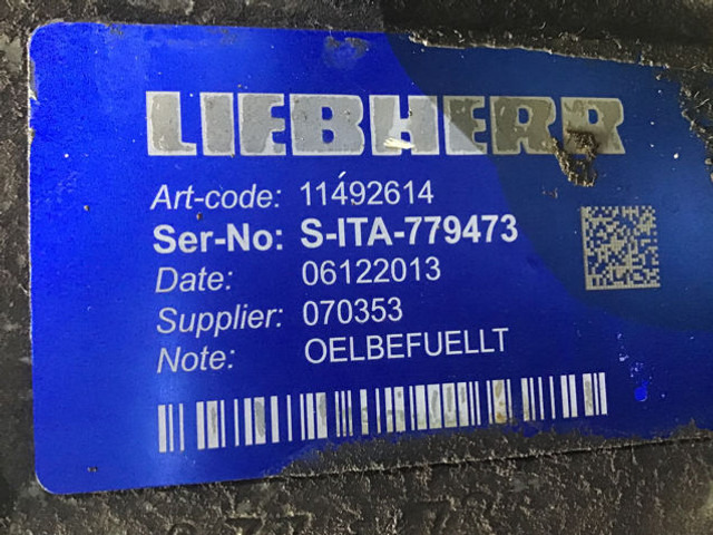 Liebherr Travel Gearbox - Käigukast: pilt 5 Liebherr Travel Gearbox - Käigukast: pilt 5