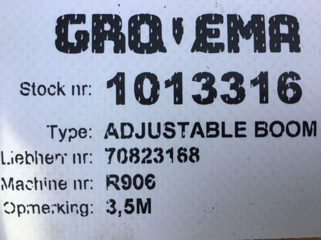 Uus Lisaseade Liebherr Adjustable Boom: pilt 6