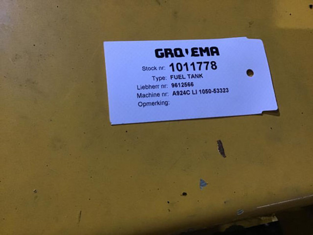 Varuosa Liebherr Fuel Tank: pilt 14