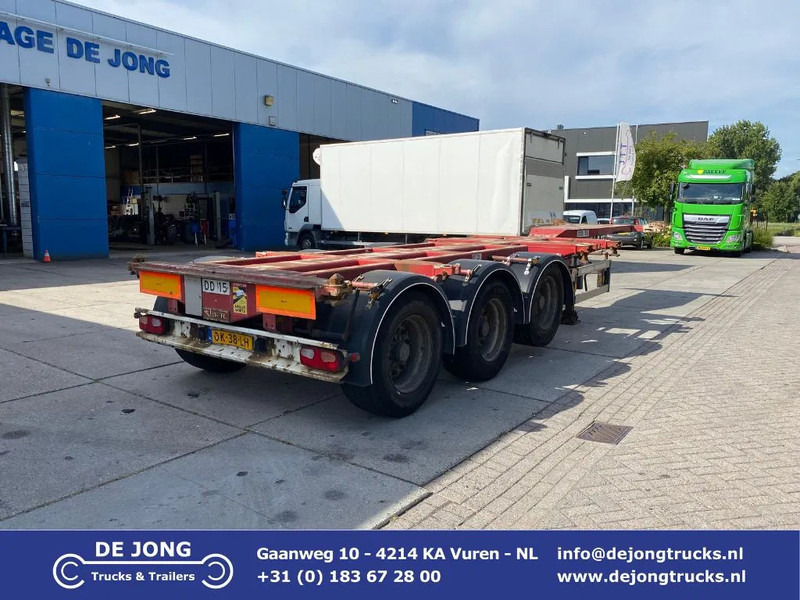 D-Tec FT-43-03V / Flexitrailer / 3x Extendable / SAF / 1x Lift Axle - Konteinerveduk/ Tõstukiga poolhaagis: pilt 1 D-Tec FT-43-03V / Flexitrailer / 3x Extendable / SAF / 1x Lift Axle - Konteinerveduk/ Tõstukiga poolhaagis: pilt 1