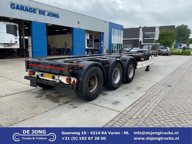 Kögel SW24 Container Chassis / 2x Extendable / BPW + Drum - Konteinerveduk/ Tõstukiga poolhaagis: pilt 1 Kögel SW24 Container Chassis / 2x Extendable / BPW + Drum - Konteinerveduk/ Tõstukiga poolhaagis: pilt 1