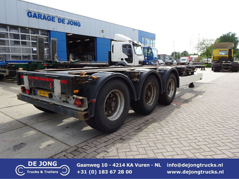 Konteinerveduk/ Tõstukiga poolhaagis Kögel SW24 Container Chassis / 2x Extendable / BPW + Drum: pilt 1