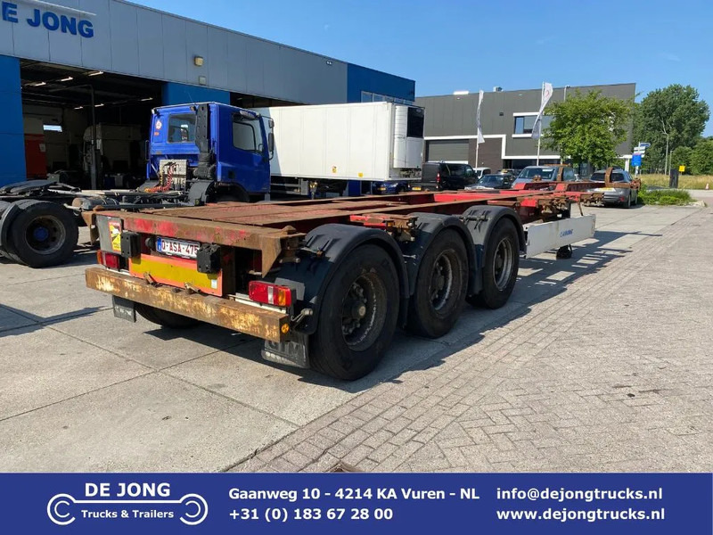 Krone SD 27 / container chassis / BPW + Disc / 1x Lift Axle - Konteinerveduk/ Tõstukiga poolhaagis: pilt 1 Krone SD 27 / container chassis / BPW + Disc / 1x Lift Axle - Konteinerveduk/ Tõstukiga poolhaagis: pilt 1