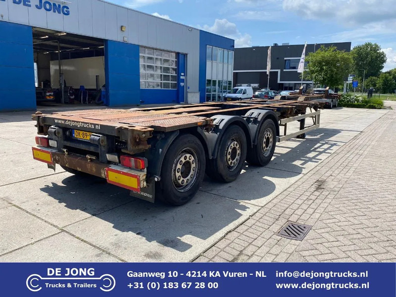 Krone SD Chassis / ADR / 2x Extendable / MB + Disc / 2x Lift Axle - Konteinerveduk/ Tõstukiga poolhaagis: pilt 1 Krone SD Chassis / ADR / 2x Extendable / MB + Disc / 2x Lift Axle - Konteinerveduk/ Tõstukiga poolhaagis: pilt 1
