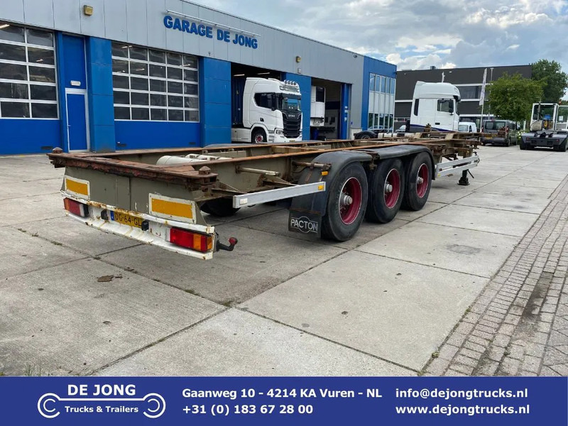 Pacton 40 FT Container Chassis / BPW + DISC - Konteinerveduk/ Tõstukiga poolhaagis: pilt 1 Pacton 40 FT Container Chassis / BPW + DISC - Konteinerveduk/ Tõstukiga poolhaagis: pilt 1
