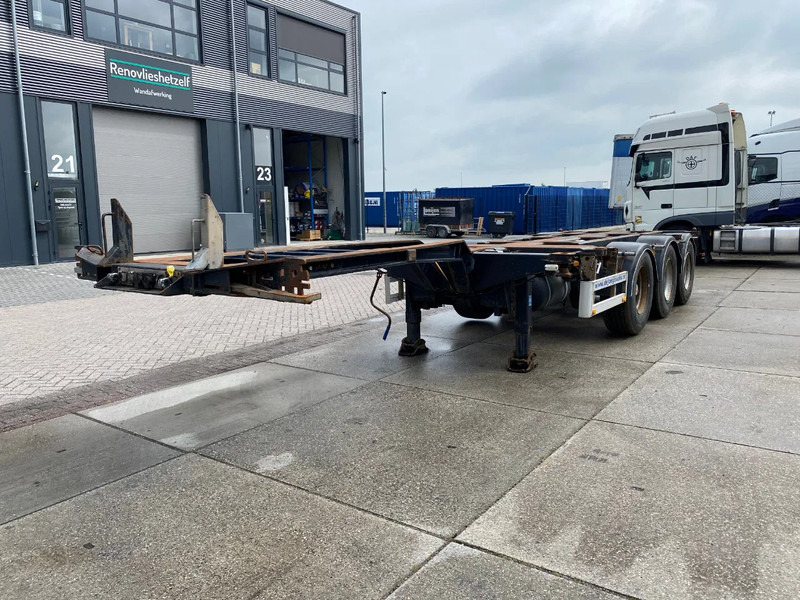 Pacton T3-010 / 3x Extendable / SAF + Drum / 1x lift - Konteinerveduk/ Tõstukiga poolhaagis: pilt 4 Pacton T3-010 / 3x Extendable / SAF + Drum / 1x lift - Konteinerveduk/ Tõstukiga poolhaagis: pilt 4