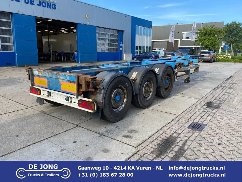 Renders Container chassis / Mercedes + Disc / 1x Lift Axle / 1x Extendable - Konteinerveduk/ Tõstukiga poolhaagis: pilt 1 Renders Container chassis / Mercedes + Disc / 1x Lift Axle / 1x Extendable - Konteinerveduk/ Tõstukiga poolhaagis: pilt 1