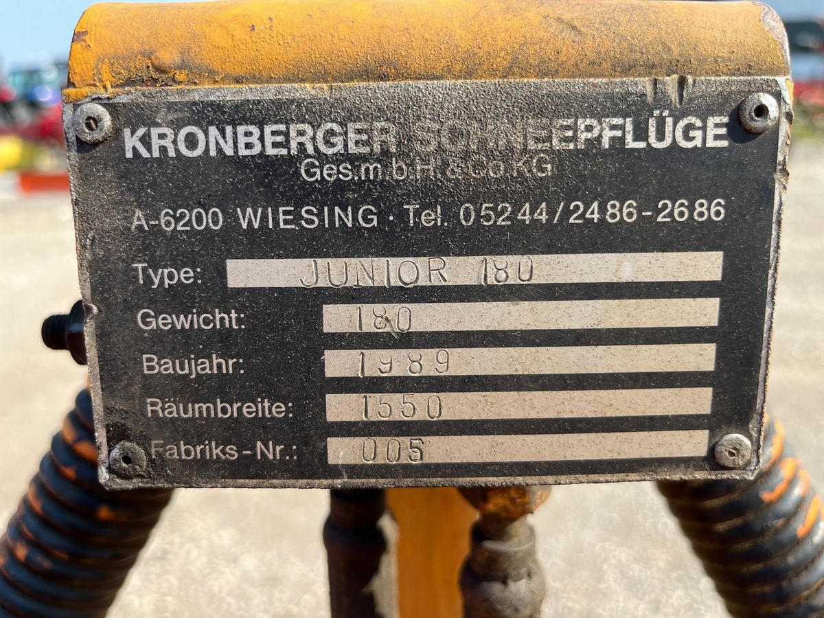 Kronberger Junior 180 - Lumesahk - Kommunaal-/ Erisõiduk: pilt 5 Kronberger Junior 180 - Lumesahk - Kommunaal-/ Erisõiduk: pilt 5