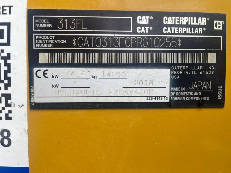 Cat 313 F L - Lintekskavaator: pilt 5 Cat 313 F L - Lintekskavaator: pilt 5