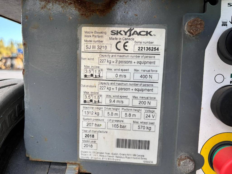 Skyjack SJ III 3219 - Käärlift: pilt 5 Skyjack SJ III 3219 - Käärlift: pilt 5