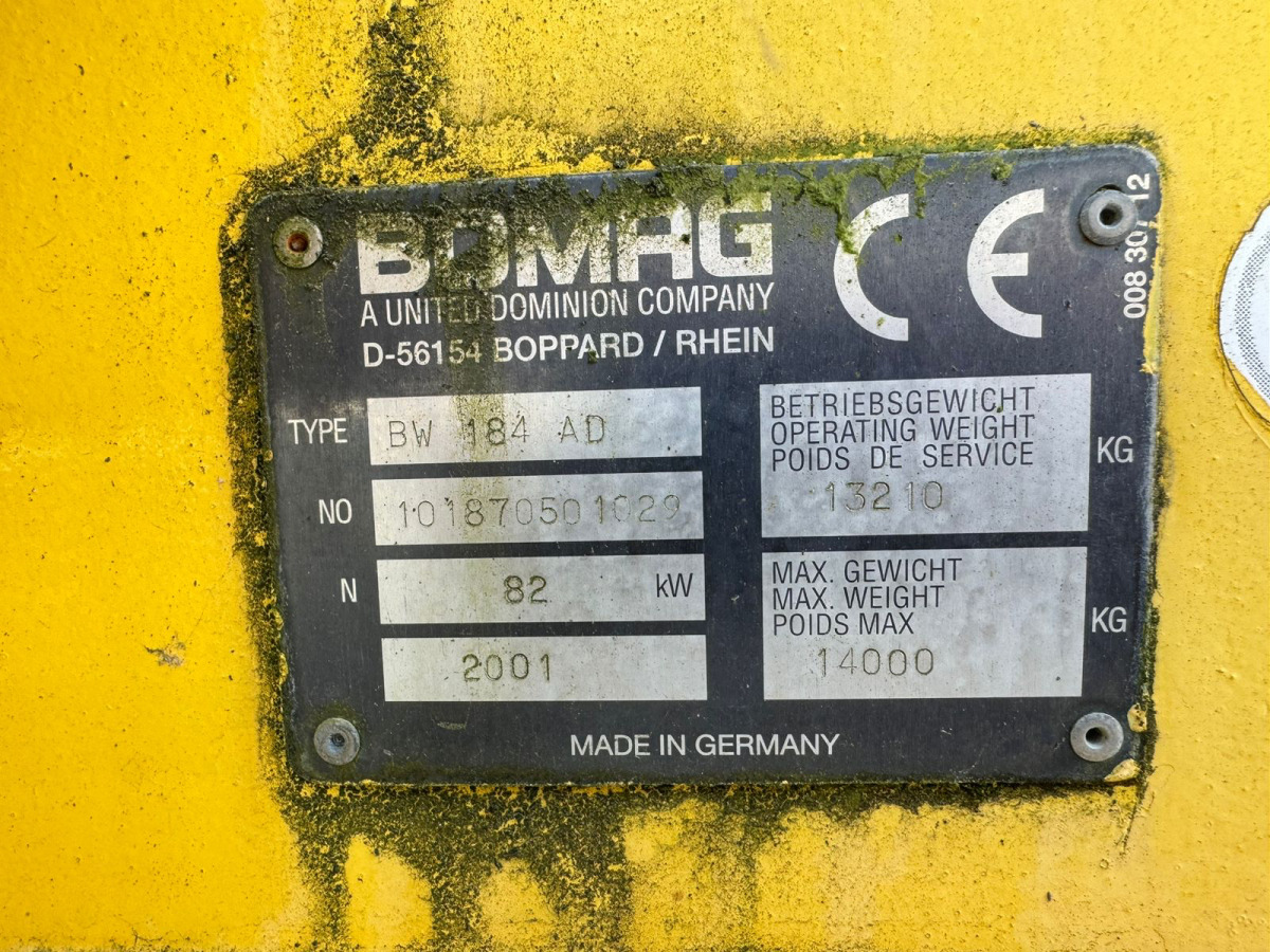 BOMAG BW 184 AD - Teerull: pilt 4 BOMAG BW 184 AD - Teerull: pilt 4