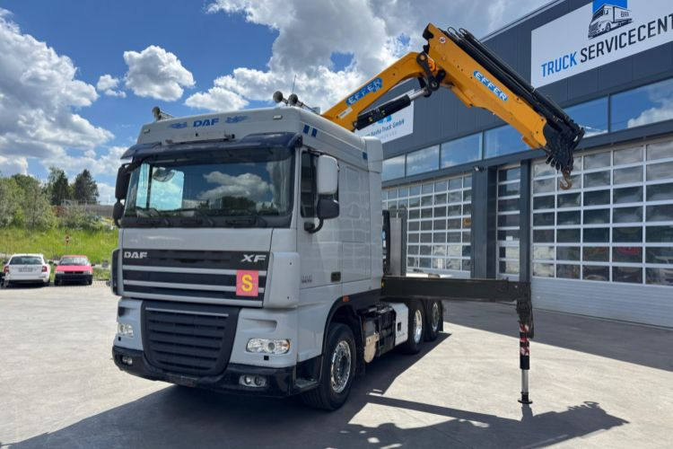 DAF XF510 Effer 255-5 6x2 SZM/Pritsche - Kraanaga veoauto: pilt 1 DAF XF510 Effer 255-5 6x2 SZM/Pritsche - Kraanaga veoauto: pilt 1
