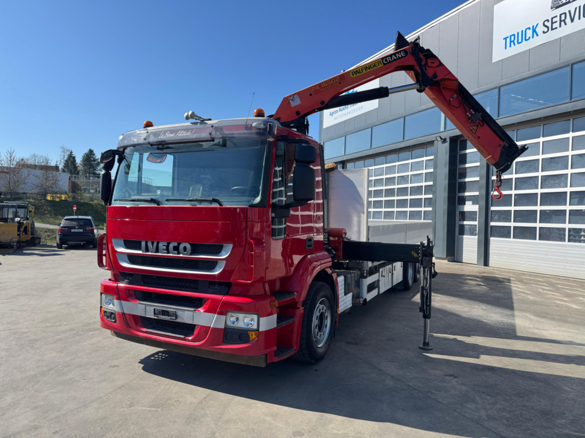 IVECO Stralis 360 6x2 PK16502-2 Machinery Taxi - Kraanaga veoauto: pilt 1 IVECO Stralis 360 6x2 PK16502-2 Machinery Taxi - Kraanaga veoauto: pilt 1