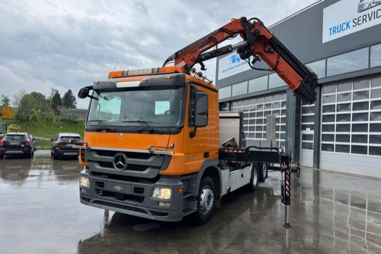 Mercedes-Benz Actros 2548 Atlas 290 Baumaschinentaxi - Kraanaga veoauto: pilt 2 Mercedes-Benz Actros 2548 Atlas 290 Baumaschinentaxi - Kraanaga veoauto: pilt 2