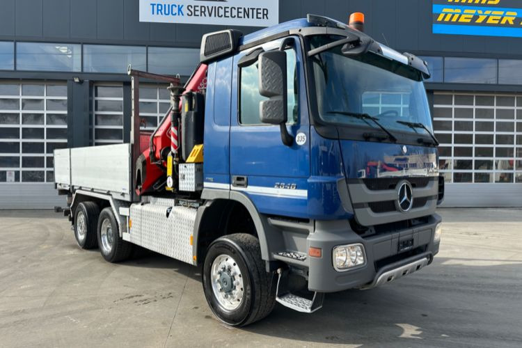Mercedes-Benz Actros 2648 6x4/4 Fassi455 SZM/Pritsche - Kraanaga veoauto, Madelveok/ Platvormveok: pilt 4 Mercedes-Benz Actros 2648 6x4/4 Fassi455 SZM/Pritsche - Kraanaga veoauto, Madelveok/ Platvormveok: pilt 4