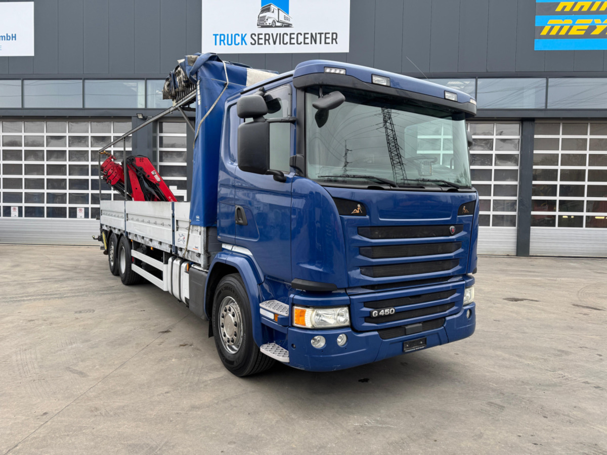 SCANIA G450 6x2 Hiab 122-4 - Kraanaga veoauto: pilt 3 SCANIA G450 6x2 Hiab 122-4 - Kraanaga veoauto: pilt 3
