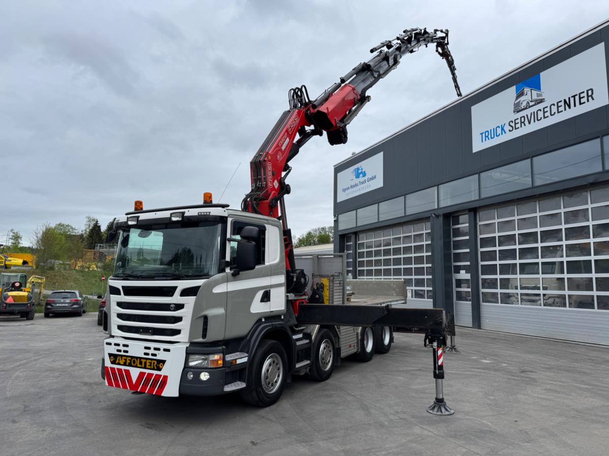 SCANIA G480 8x4 SZM/Pritsche Fassi 950 - Kraanaga veoauto: pilt 2 SCANIA G480 8x4 SZM/Pritsche Fassi 950 - Kraanaga veoauto: pilt 2