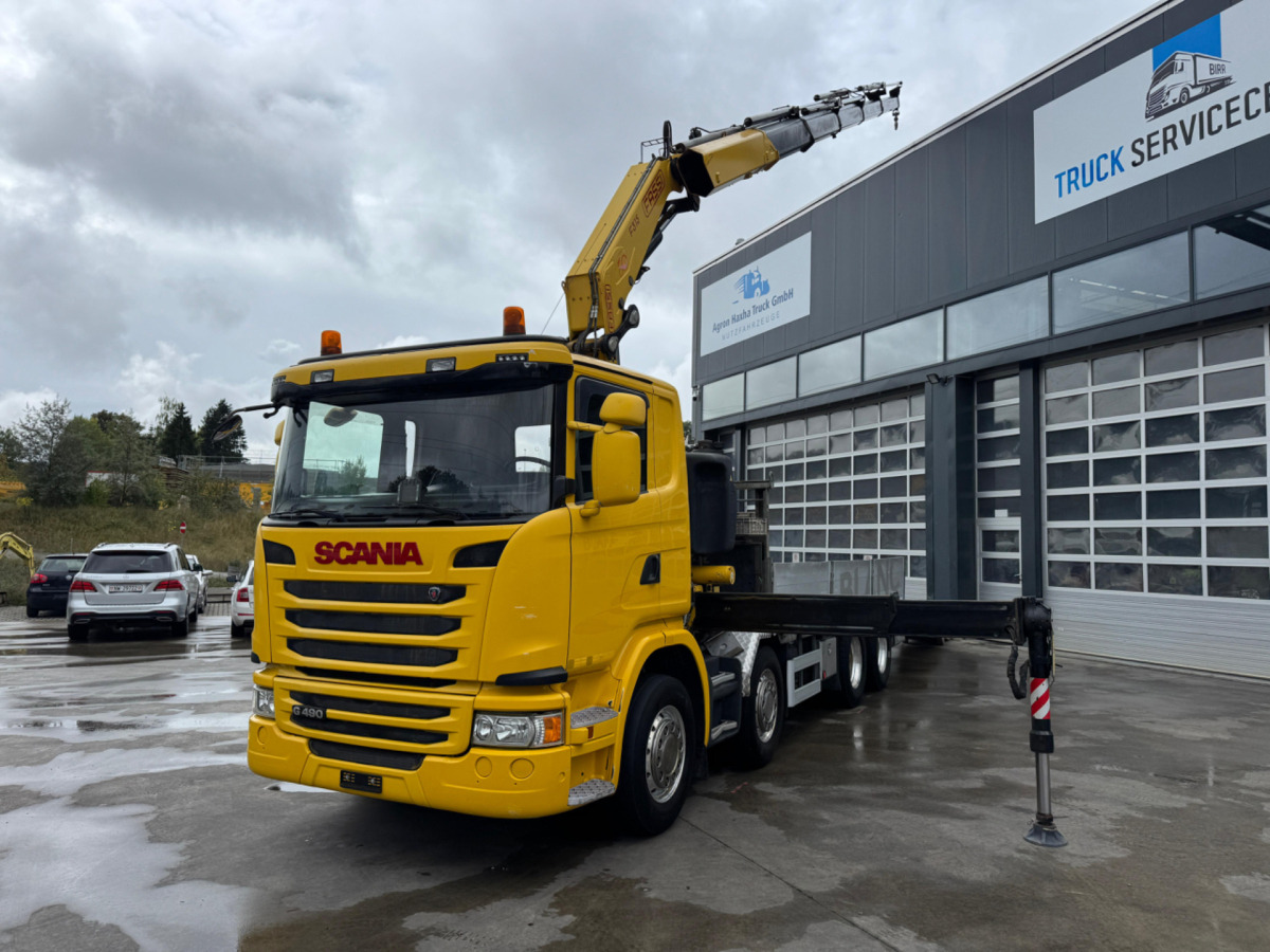 SCANIA G490 8x4 Fassi 315-5 Taxi - Kraanaga veoauto: pilt 2 SCANIA G490 8x4 Fassi 315-5 Taxi - Kraanaga veoauto: pilt 2