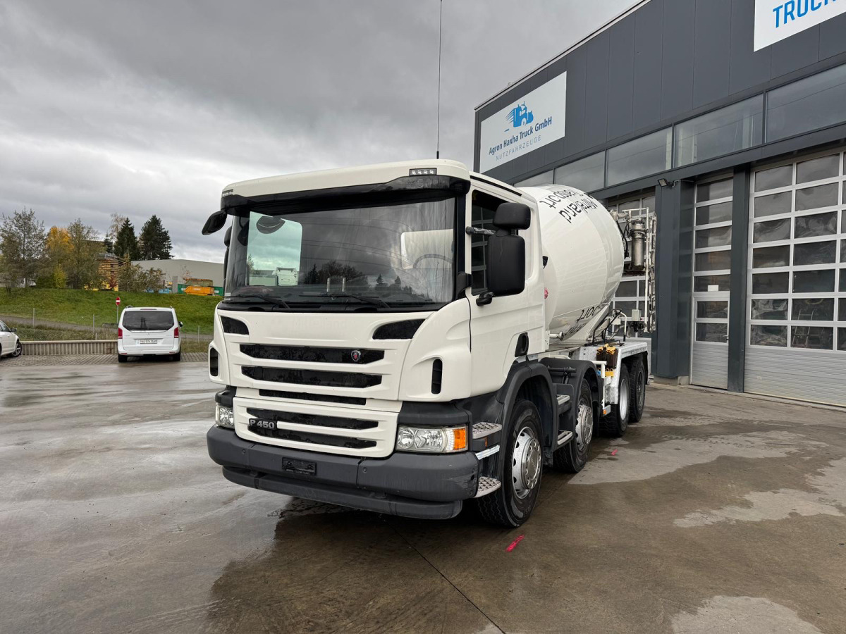 SCANIA P450 8x4 Stetter 9m3 - Autobetoonisegisti: pilt 1 SCANIA P450 8x4 Stetter 9m3 - Autobetoonisegisti: pilt 1