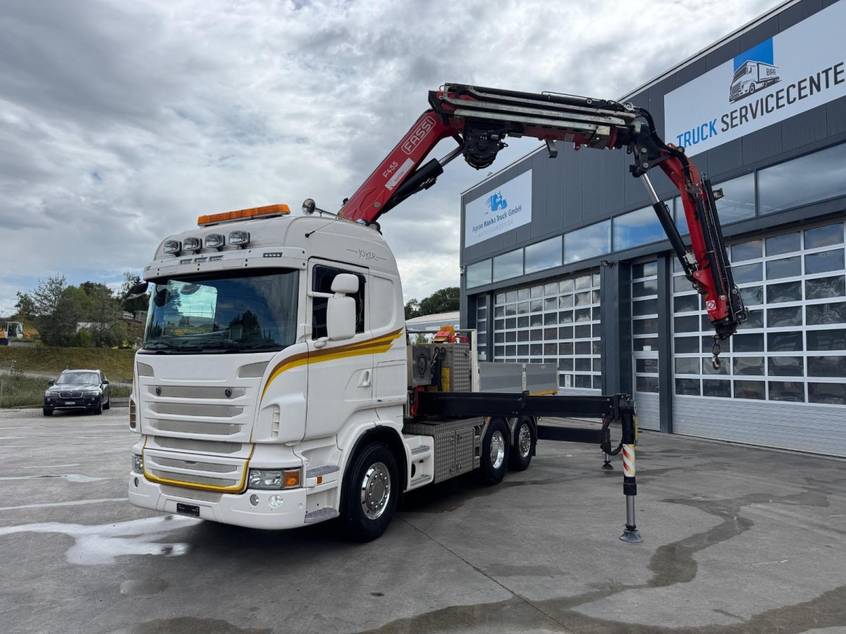 SCANIA R480 6x2 SZM/Pritsche Fassi 455 4+4 - Kraanaga veoauto: pilt 4 SCANIA R480 6x2 SZM/Pritsche Fassi 455 4+4 - Kraanaga veoauto: pilt 4