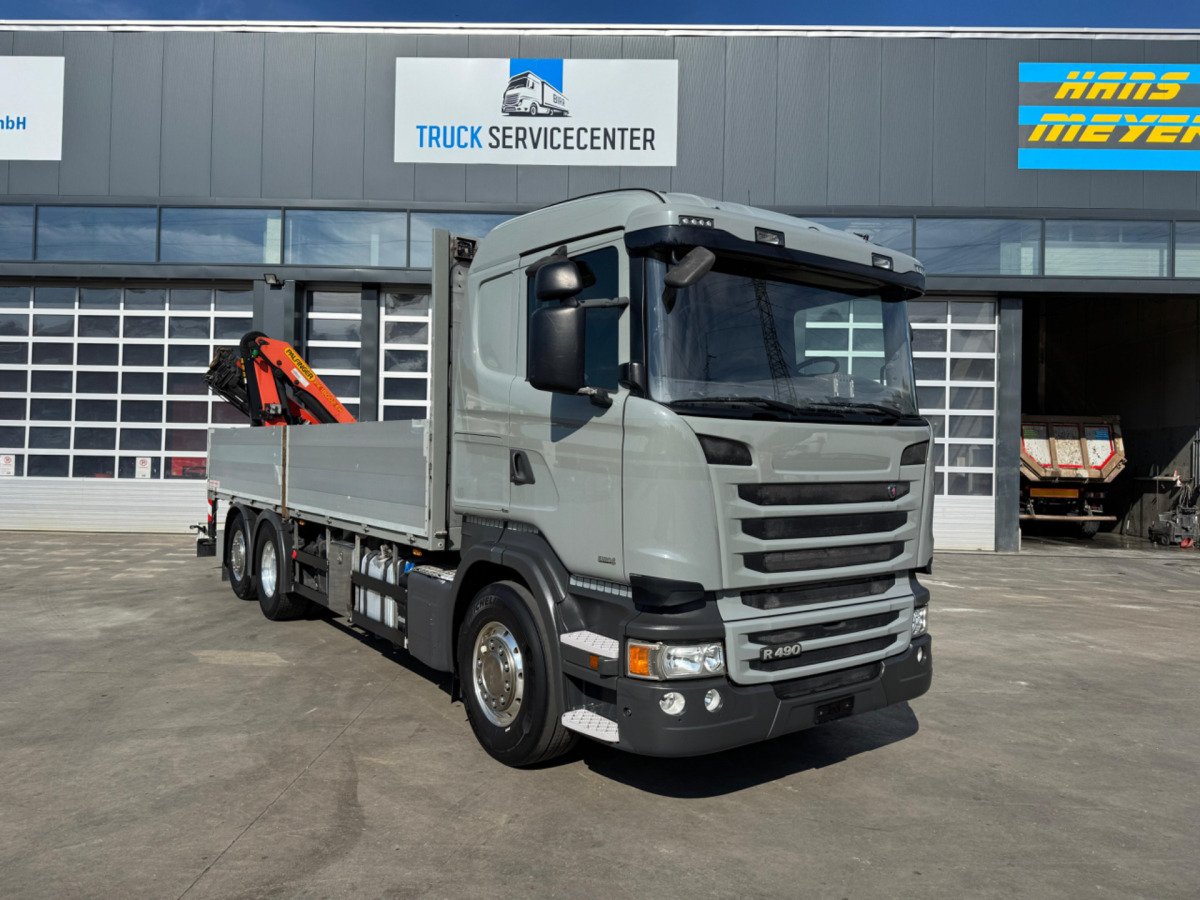 SCANIA R490 6x2 PK18002-4 - Kraanaga veoauto: pilt 2 SCANIA R490 6x2 PK18002-4 - Kraanaga veoauto: pilt 2