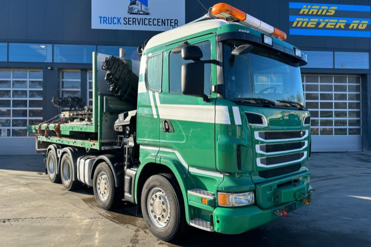 Scania R480 8x4 SWS SZM/Kran/Pritsche - Kraanaga veoauto: pilt 5 Scania R480 8x4 SWS SZM/Kran/Pritsche - Kraanaga veoauto: pilt 5