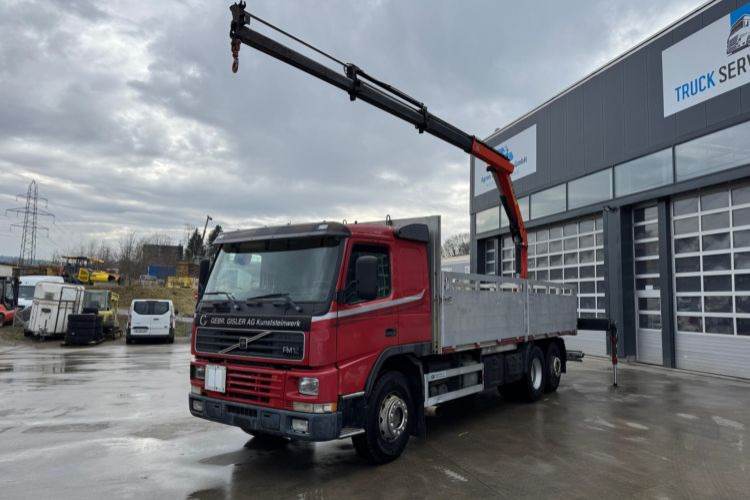 Kraanaga veoauto, Madelveok/ Platvormveok Volvo FM-420 6x2 PK12080-3: pilt 14