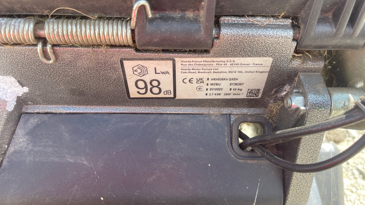 HONDA HRH 536 - Ehitusseade: pilt 5 HONDA HRH 536 - Ehitusseade: pilt 5