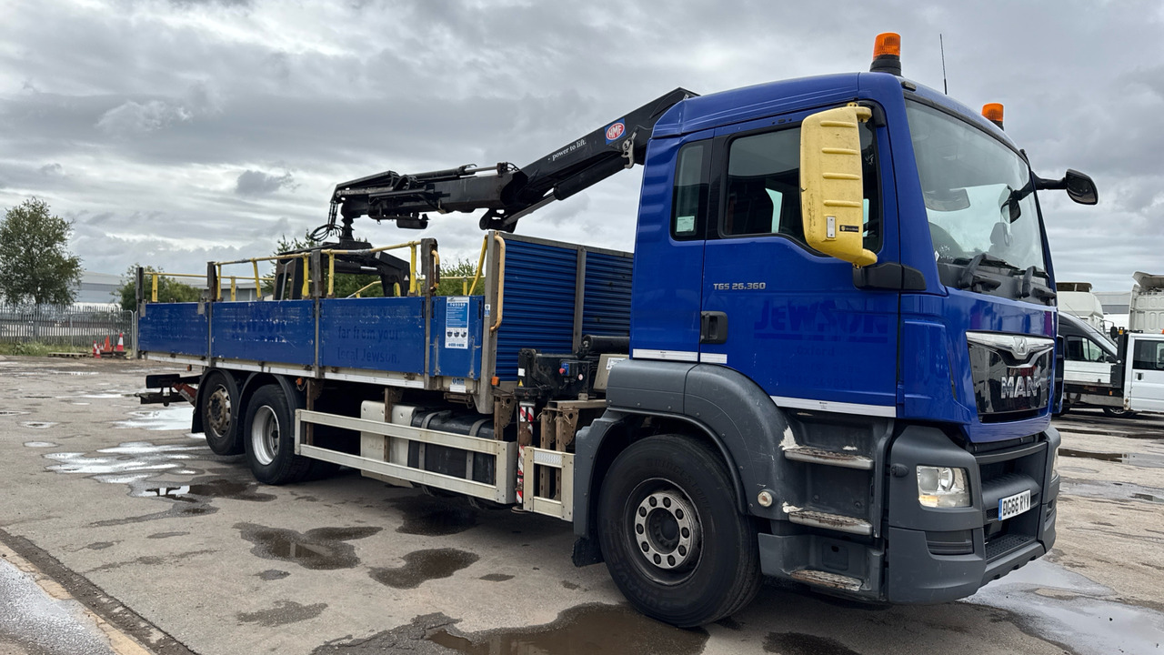 MAN TGS 26.360 - Madelveok/ Platvormveok, Kraanaga veoauto: pilt 1 MAN TGS 26.360 - Madelveok/ Platvormveok, Kraanaga veoauto: pilt 1