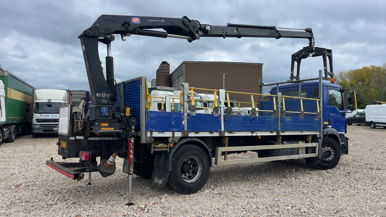 Man TGM 18.250 - Madelveok/ Platvormveok, Kraanaga veoauto: pilt 4 Man TGM 18.250 - Madelveok/ Platvormveok, Kraanaga veoauto: pilt 4