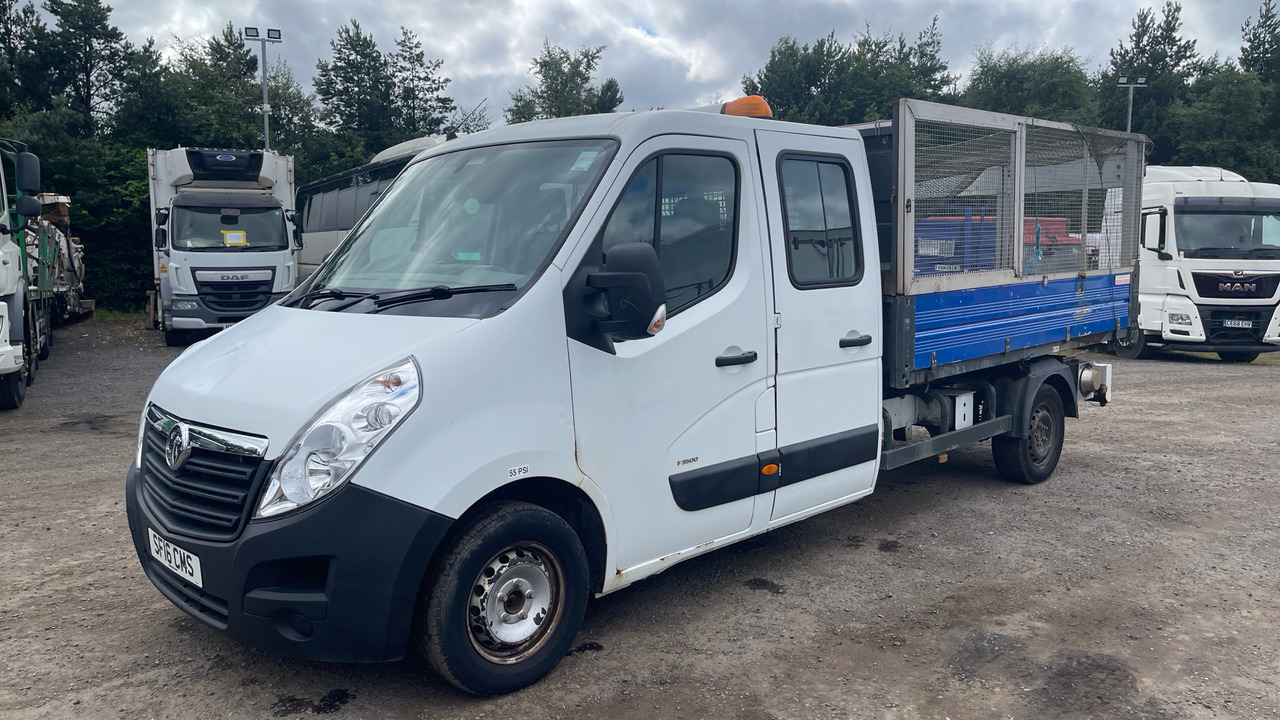 Vauxhall Movano 2.3 CDTI BiTurbo ecoFLEX H1 Crew Cab Tipper 136ps - Tarbesõiduk kallur: pilt 2 Vauxhall Movano 2.3 CDTI BiTurbo ecoFLEX H1 Crew Cab Tipper 136ps - Tarbesõiduk kallur: pilt 2