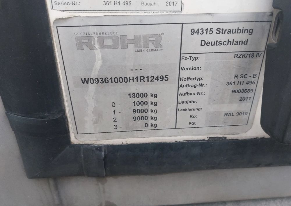 Külmikjärelhaagis Inny Przyczepa ROHR: pilt 7