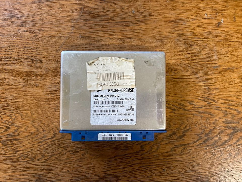 MAN TGX TGL Knorr-Bremse EBS Elektronik 81258087016 - Mootori juhtimisseade - Veoauto: pilt 1 MAN TGX TGL Knorr-Bremse EBS Elektronik 81258087016 - Mootori juhtimisseade - Veoauto: pilt 1