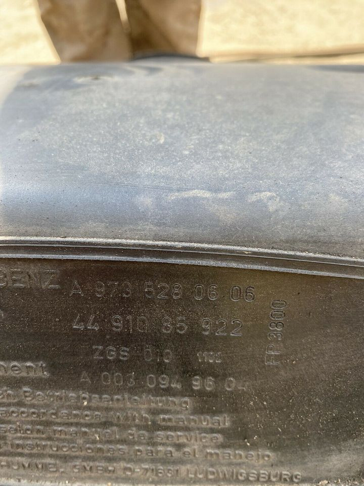Õhufilter - Veoauto Mercedes Atego Luftfilterkasten Luftfilter Gehäuse A 973 528 06 0: pilt 7