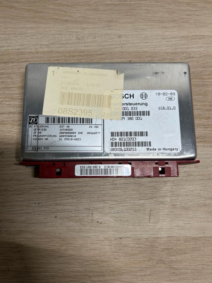 BOSCH Intardersteuerung 0260001033 ZF 600938001 MAN 81.25810-6023 - Varuosa: pilt 2 BOSCH Intardersteuerung 0260001033 ZF 600938001 MAN 81.25810-6023 - Varuosa: pilt 2