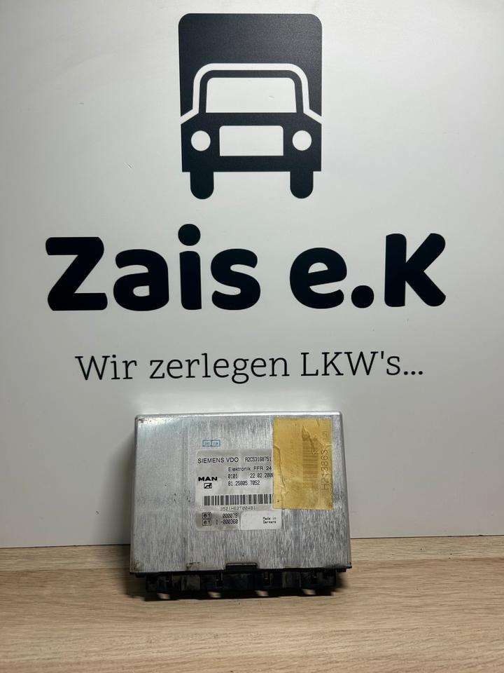 MAN Siemens VDO Elektronik FFR Steuergerät 81.25805.7052 - Varuosa: pilt 1 MAN Siemens VDO Elektronik FFR Steuergerät 81.25805.7052 - Varuosa: pilt 1