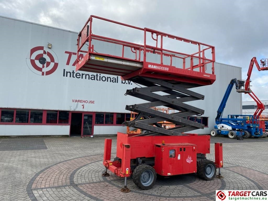 Manitou 140SC Diesel 4x4 Scissor Work Lift 1412cm  liising Manitou 140SC Diesel 4x4 Scissor Work Lift 1412cm: pilt 20