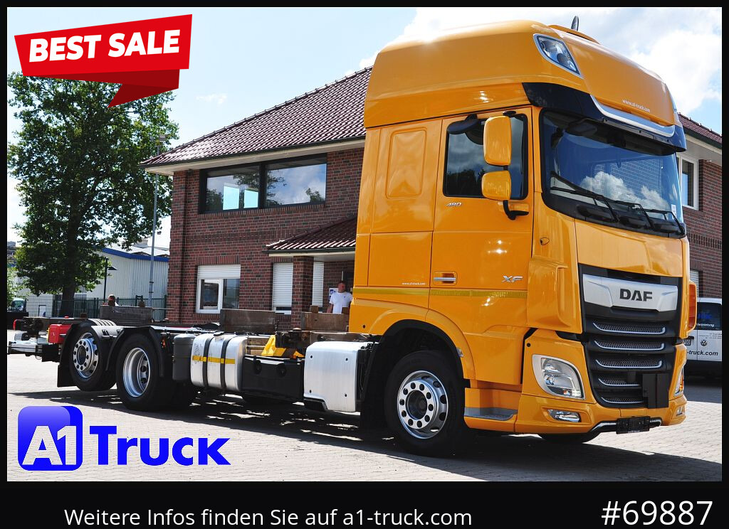 DAF XF 480, MultiBDF, 7,45, Standklima, LBW, - Konteinerveduk/ Tõstukiga veoauto: pilt 1 DAF XF 480, MultiBDF, 7,45, Standklima, LBW, - Konteinerveduk/ Tõstukiga veoauto: pilt 1