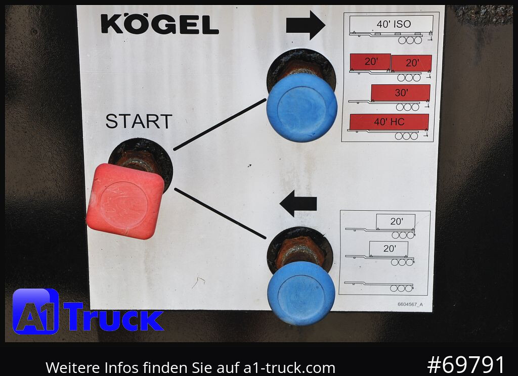KOEGEL Port 40 Simplex Liftachse SAF - Konteinerveduk/ Tõstukiga poolhaagis: pilt 2 KOEGEL Port 40 Simplex Liftachse SAF - Konteinerveduk/ Tõstukiga poolhaagis: pilt 2