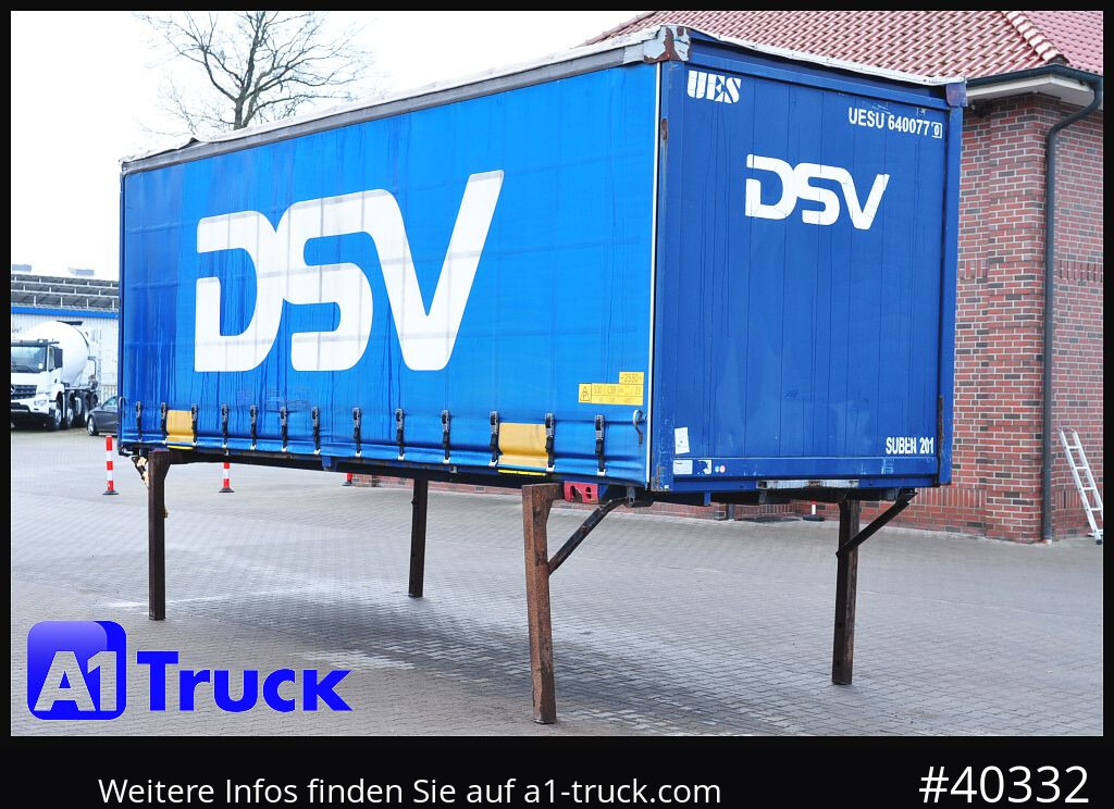 KRONE 7.45 BDF Wechselbrücke, Schiebeplane - Kardinakülje vahetuskorpus: pilt 1 KRONE 7.45 BDF Wechselbrücke, Schiebeplane - Kardinakülje vahetuskorpus: pilt 1