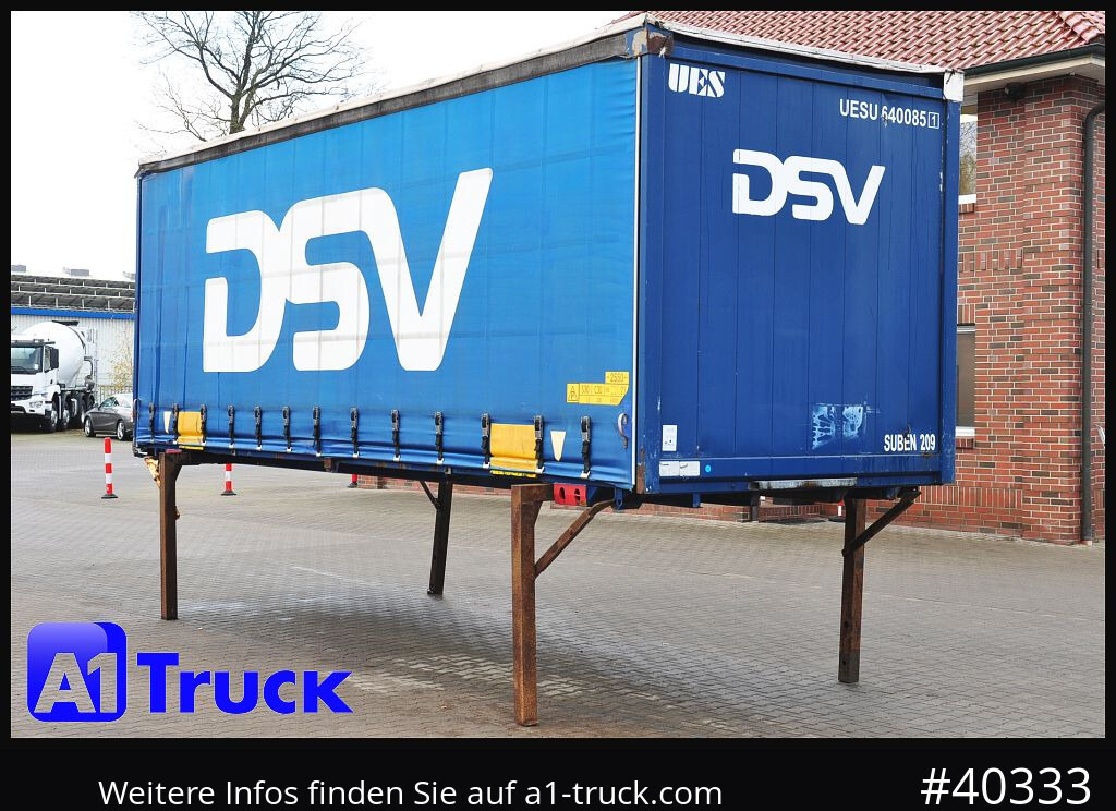 KRONE 7.45 BDF Wechselbrücke, Schiebeplane - Kardinakülje vahetuskorpus: pilt 1 KRONE 7.45 BDF Wechselbrücke, Schiebeplane - Kardinakülje vahetuskorpus: pilt 1