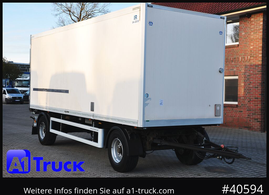 KRONE Koffer ISO, stark isoliert ehemaliger Kühlkoffer, Aluboden - Furgoonjärelhaagis: pilt 1 KRONE Koffer ISO, stark isoliert ehemaliger Kühlkoffer, Aluboden - Furgoonjärelhaagis: pilt 1