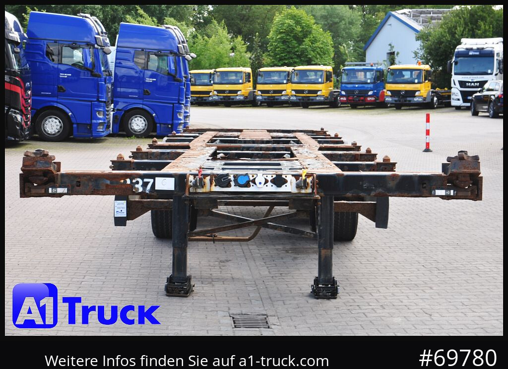 Konteinerveduk/ Tõstukiga poolhaagis KRONE SDC, Containerchassis,  2x20/30/40: pilt 13
