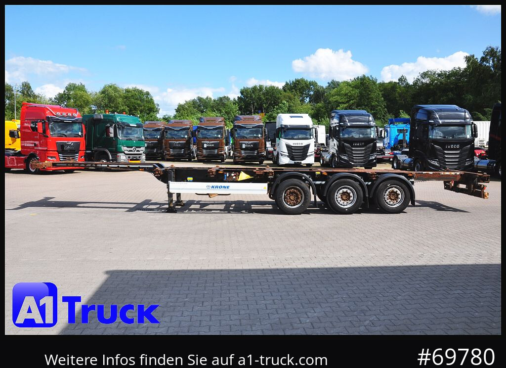 Konteinerveduk/ Tõstukiga poolhaagis KRONE SDC, Containerchassis,  2x20/30/40: pilt 11