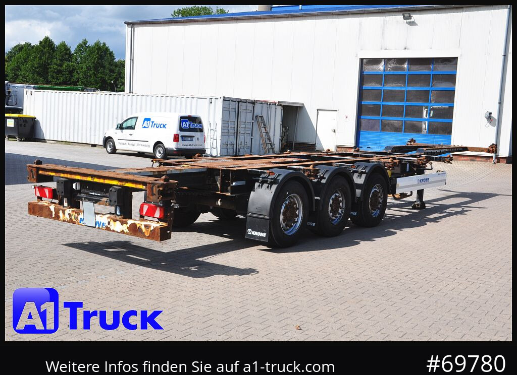 Konteinerveduk/ Tõstukiga poolhaagis KRONE SDC, Containerchassis,  2x20/30/40: pilt 8